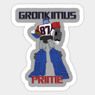 Gronkimus Prime Ultimate Tight End Gronk Sticker